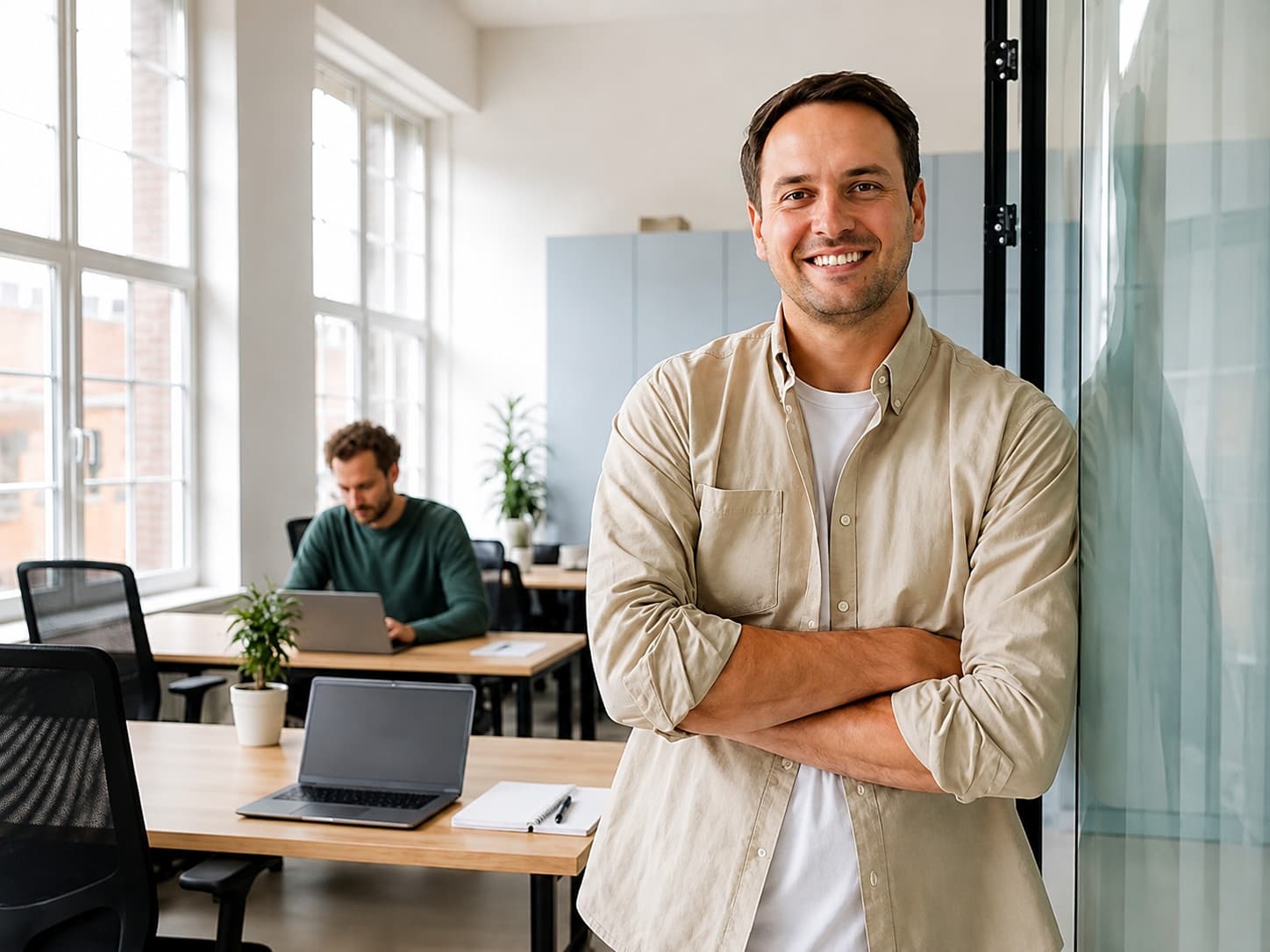 Recruiters van Your Company bespreken een technische vacature
